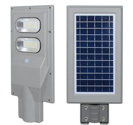 RoHs CB Monocrystalline Solar Panel Pole Light , 600lm Led Solar Street Light 90w
