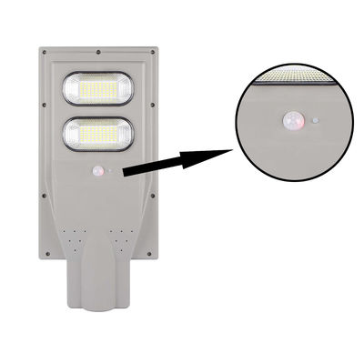 RoHs CB Monocrystalline Solar Panel Pole Light , 600lm Led Solar Street Light 90w