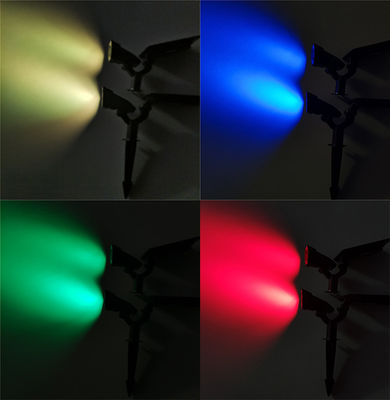 2700K 2W Garden Ground Solar Lights Rotatable IP65 Outdoor Landscape 240lm