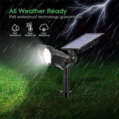 2700K 2W Garden Ground Solar Lights Rotatable IP65 Outdoor Landscape 240lm
