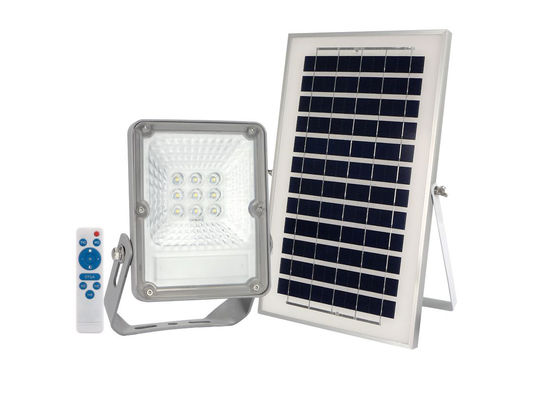 80CRI 3000K LED Solar Flood Lamp , 170lm/W Solar Powered Remote Control Flood Lights