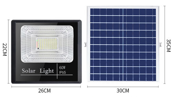 100m2 Outdoor Solar Powered LED Light  , 25W 1880lm Solar Panel Flood Light Motion Sensor